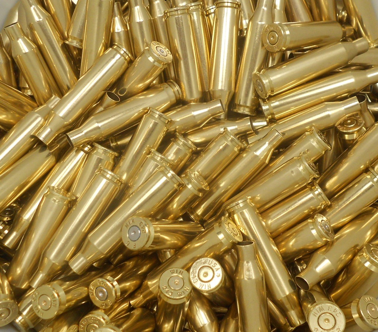 243 Win 300 Count Cleaned And Polished Mixed Head Stamp Range Brass Rwbrass And Supply 