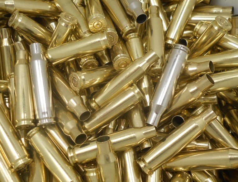 7mm-08 Rem 300 count – Cleaned & polished mixed head stamp range brass ...